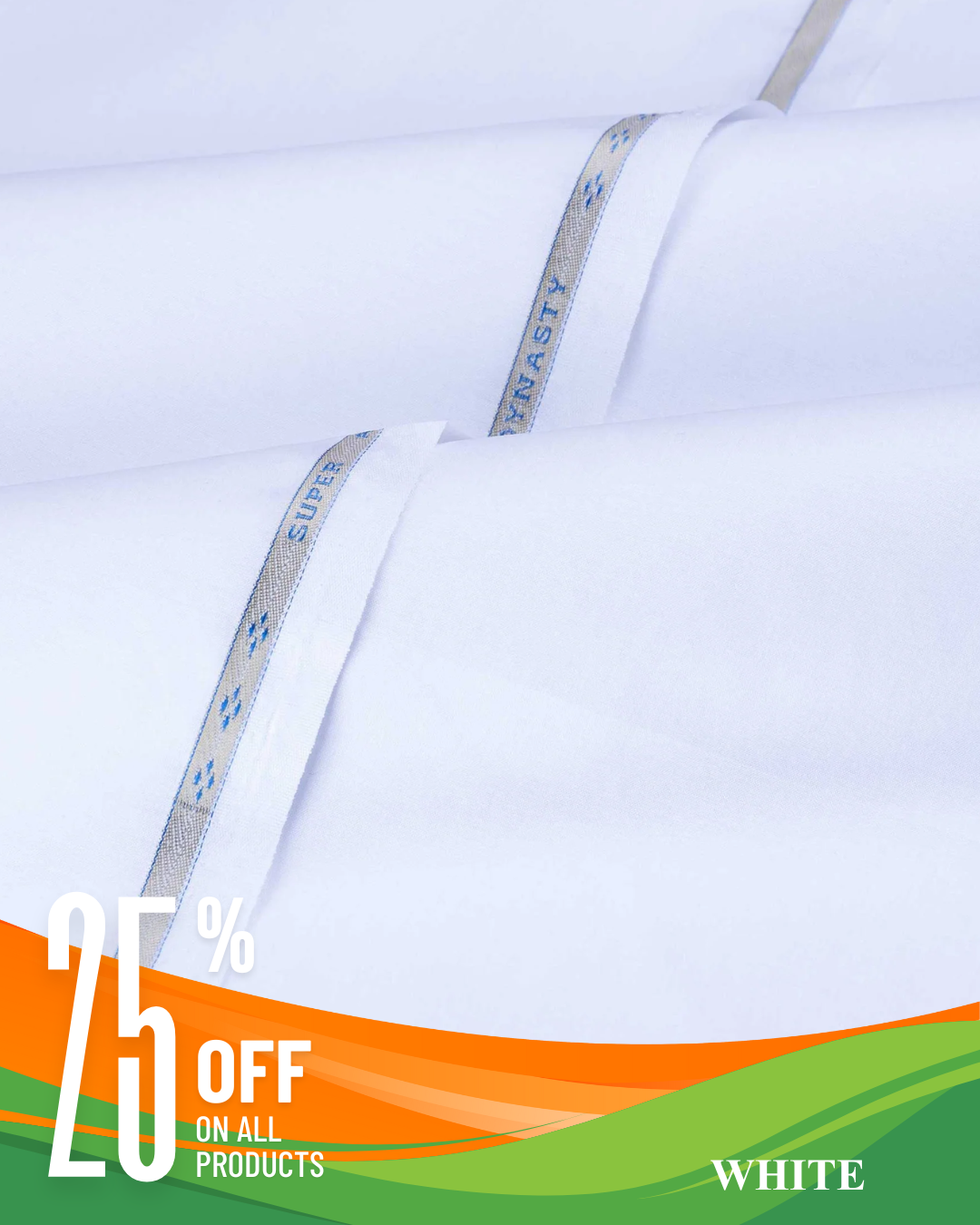daily wear premium wash & wear – soft blended fabric (white) daily wear premium wash & wear – soft blended fabric (white)