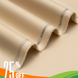 premium wash & wear – soft blended fabric (beige)