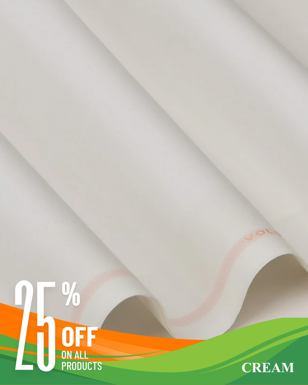 men's wear premium blended fabric (cream) men's wear premium blended fabric (cream)