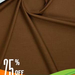 soft blended fabric (dark brown)